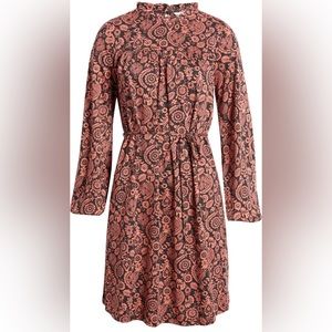 Boden Paisley long sleeve dress (Sz Med)